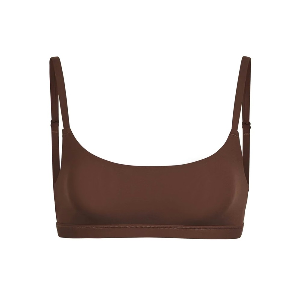 SKIMS Fits Everybody Scoop Bralette - NWT - Cocoa - XS